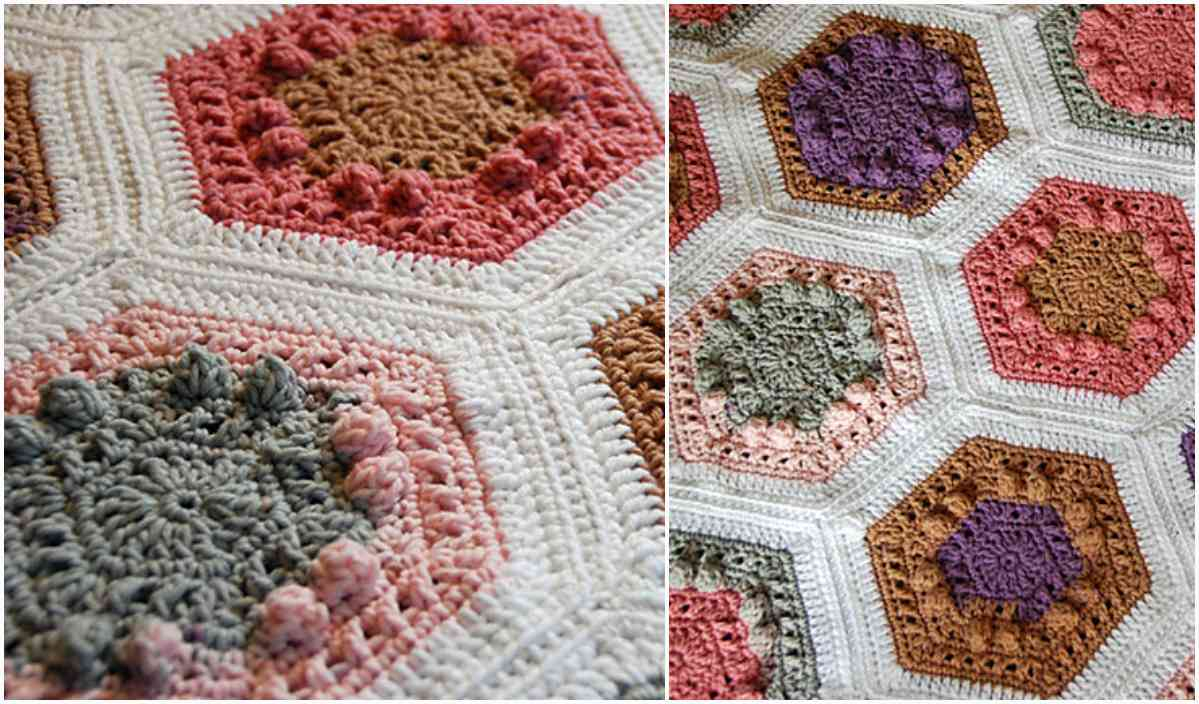 Hexagon Crochet Pattern Hugs And Kisses Hexagon Quilt Free Crochet Pattern Your Crochet