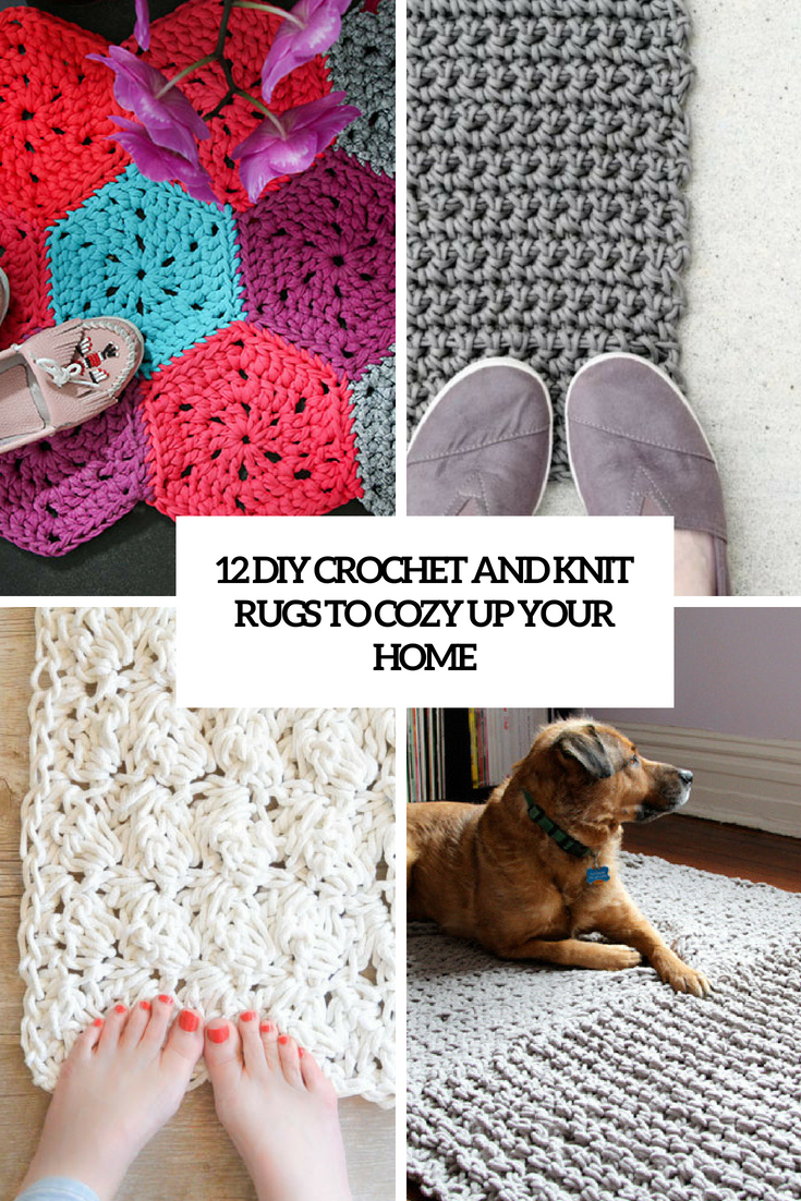 Hexagon Crochet Rug Pattern 12 Diy Crochet And Knit Rugs To Cozy Up Your Home Shelterness