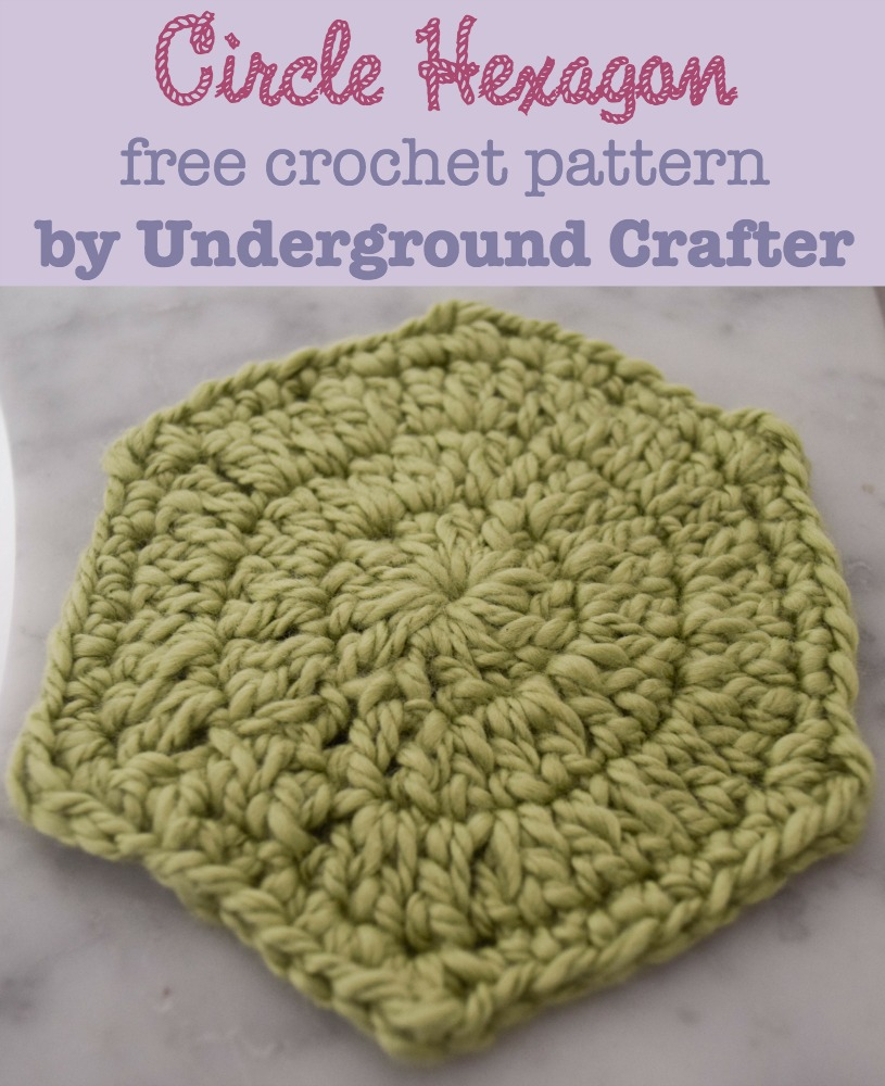 Hexagon Crochet Rug Pattern Crochet Pattern Circle Hexagon Underground Crafter