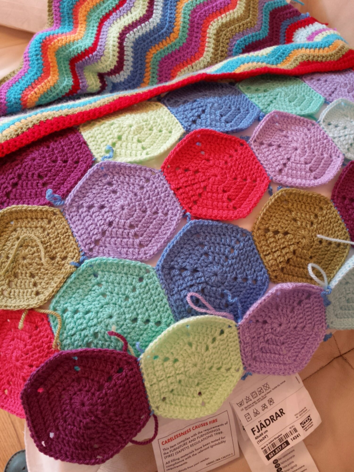 Hexagon Crochet Rug Pattern Solid Hexagon Crochet Pattern Claire Jackson Crochet