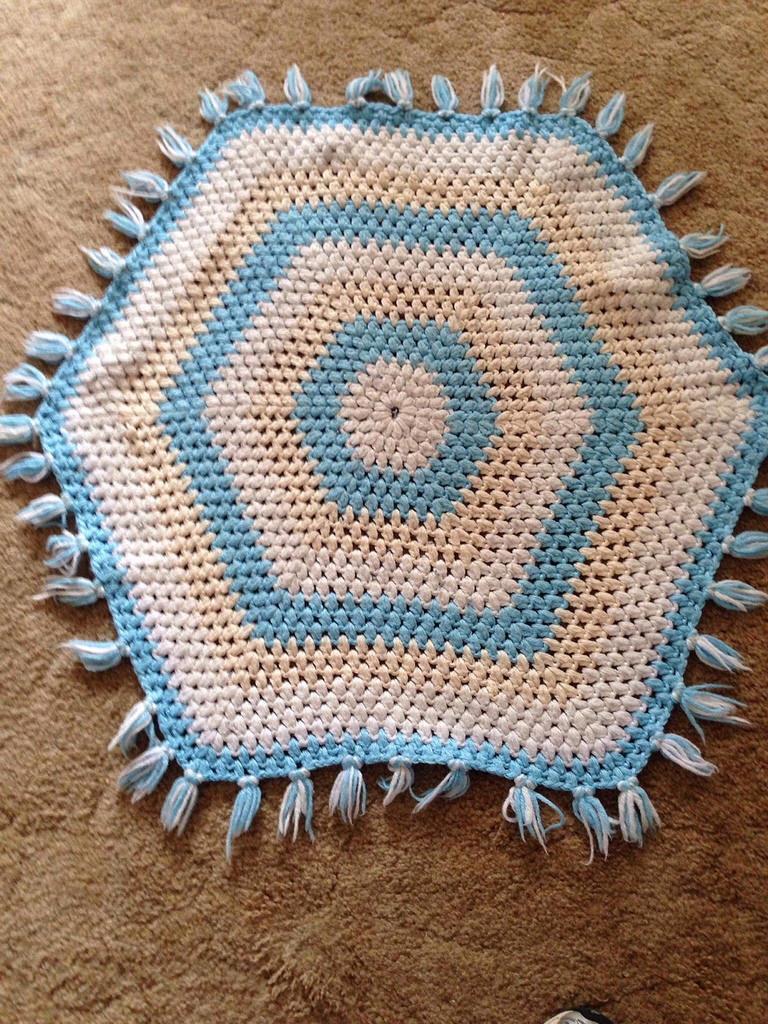 Hexagon Crochet Rug Pattern The Worlds Best Photos Of Crochet And Rug Flickr Hive Mind