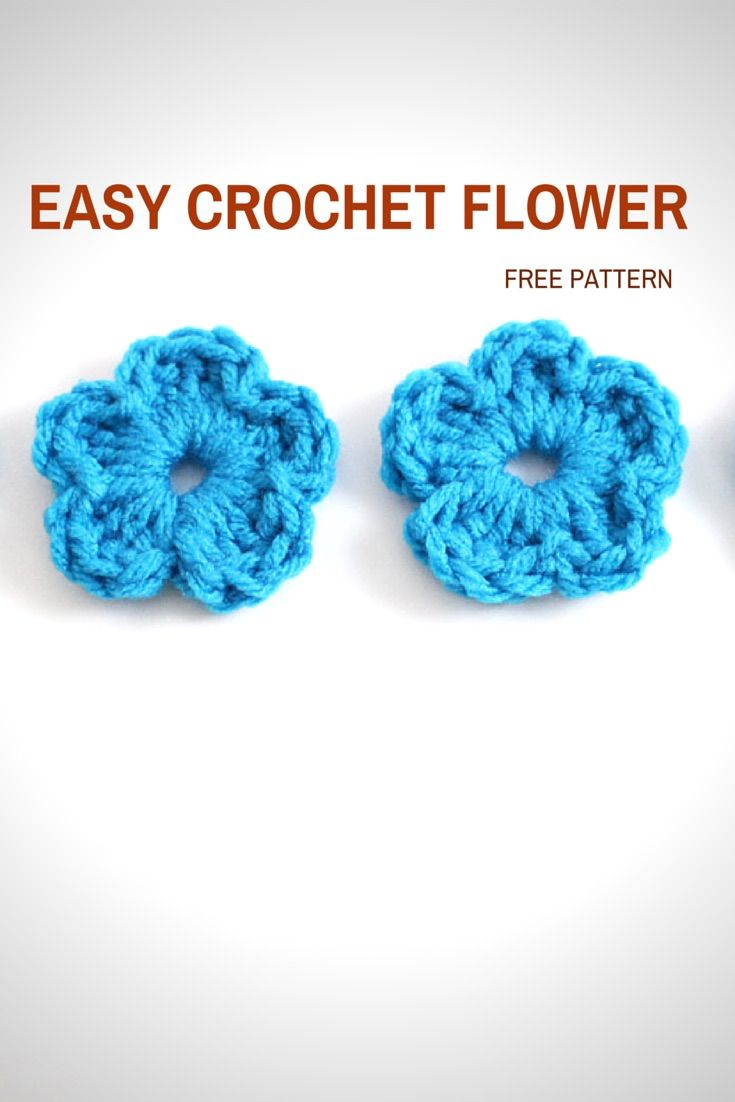 Hooked On Crochet Free Patterns Easy Crochet Flower Free Pattern Tutorial Bhooked Crochet