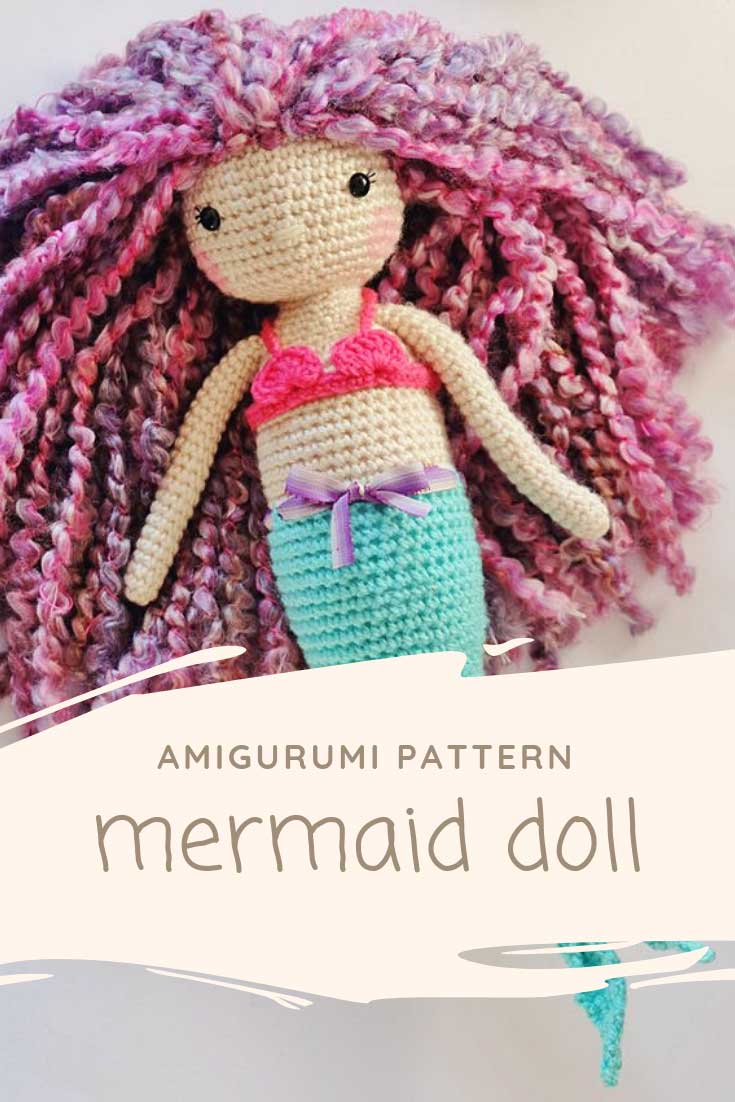 How To Follow A Crochet Pattern Amigurumi Mermaid Crochet Pattern Shes Totally Adorable
