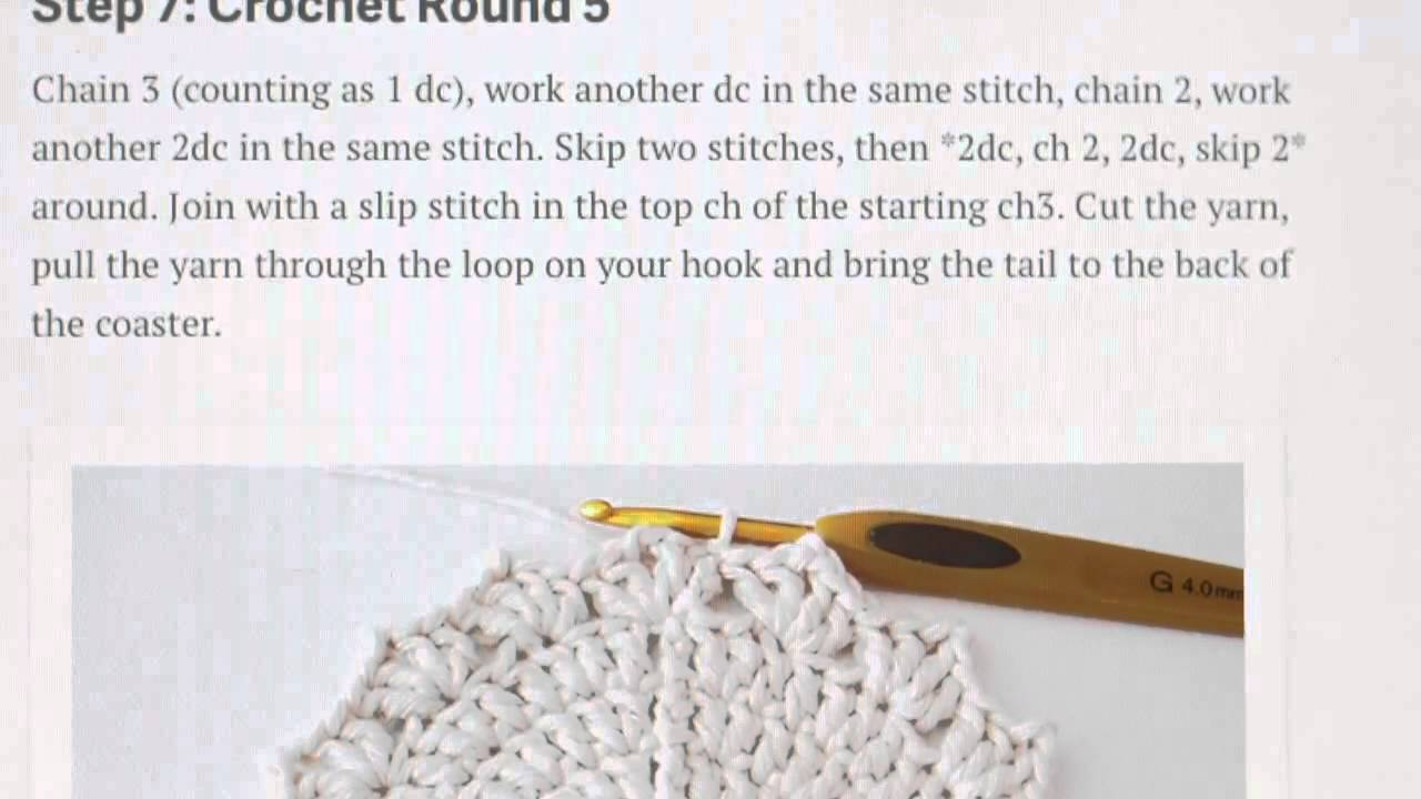 How To Follow A Crochet Pattern Crochet Fundamentals How To Follow A Crochet Pattern Youtube