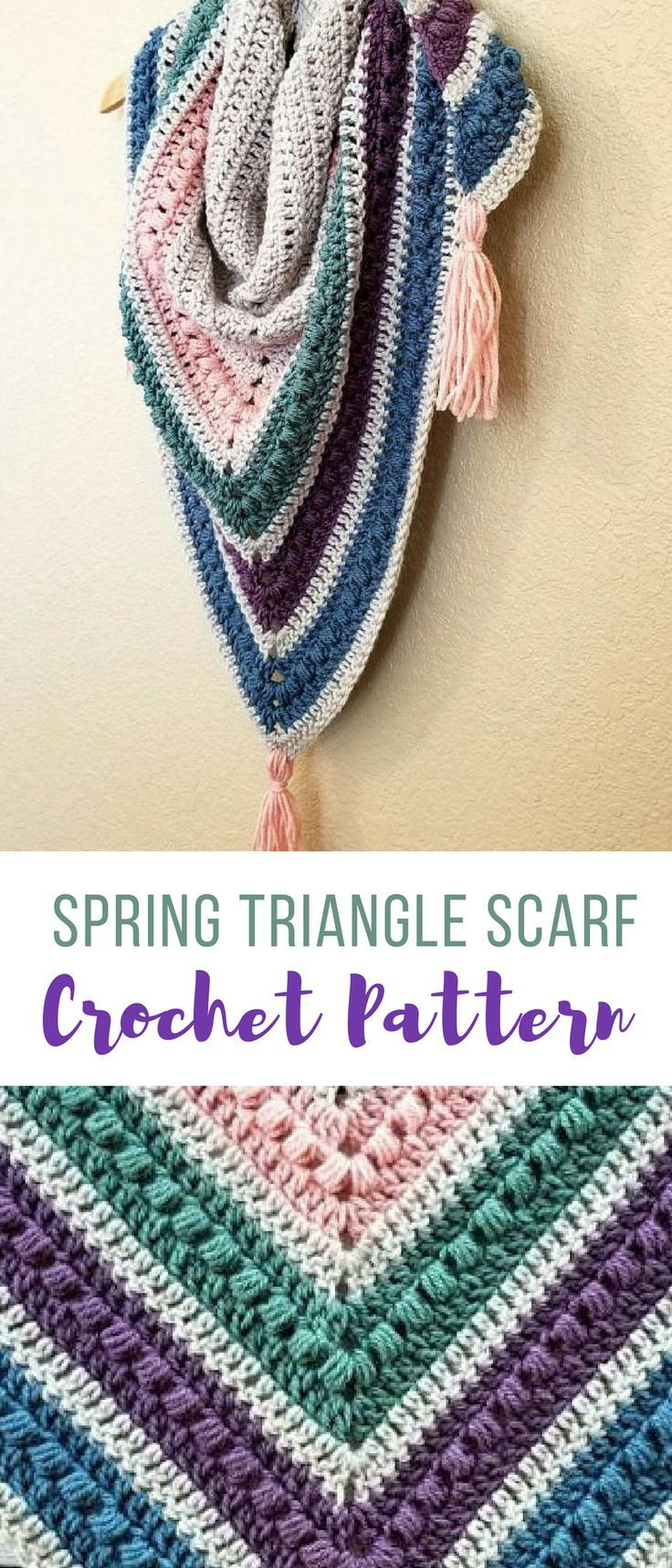 How To Follow A Crochet Pattern Easy To Follow Crochet Pattern Spring Shawl Scarf Pattern Hooked