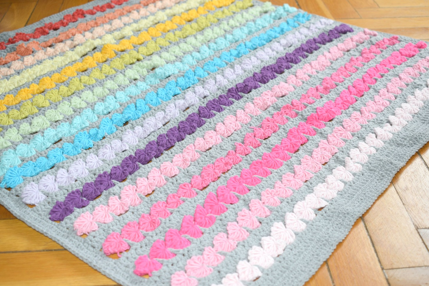 How To Follow A Crochet Pattern Follow Your Heart Crochet Heart Motif Blanket Free Pattern