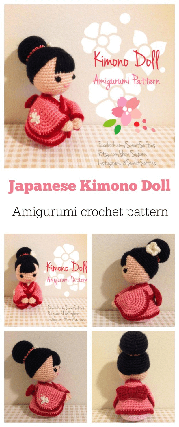 Japanese Crochet Patterns Crochet Japanese Amigurumi Dolls Kimono Pattern Crochet News