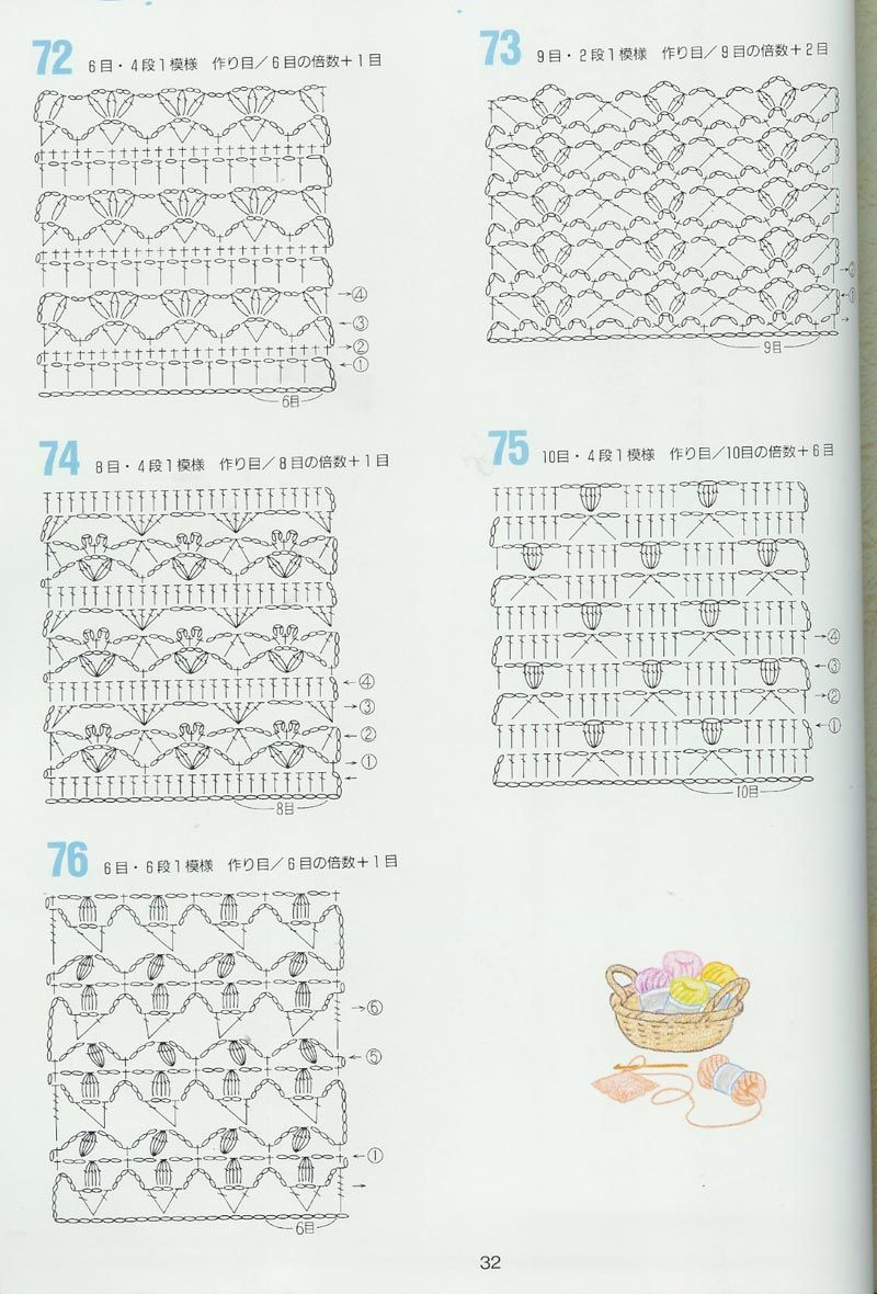 Japanese Crochet Patterns Japanese Crochet Pattern Crochet Knit Japanese Crochet