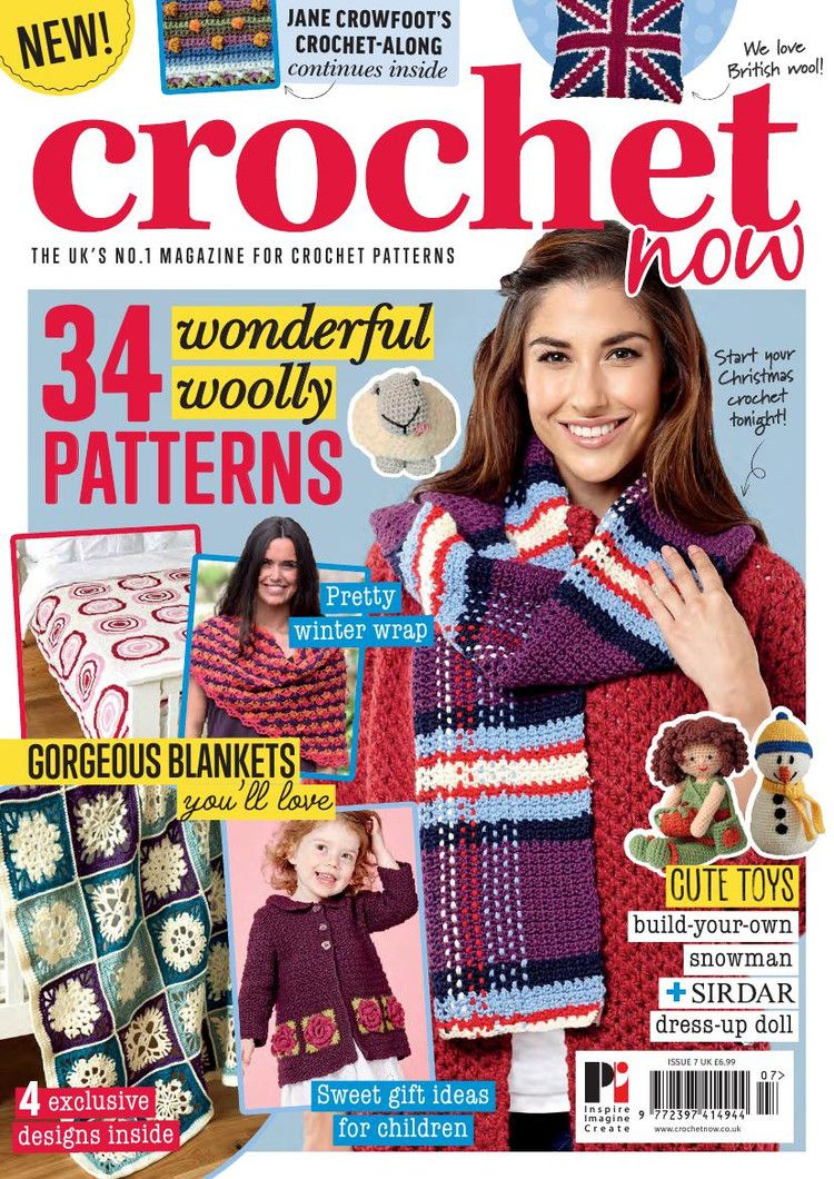 Knit And Crochet Now Patterns Crochet Now 7 2016 Uk Crochet Crochet