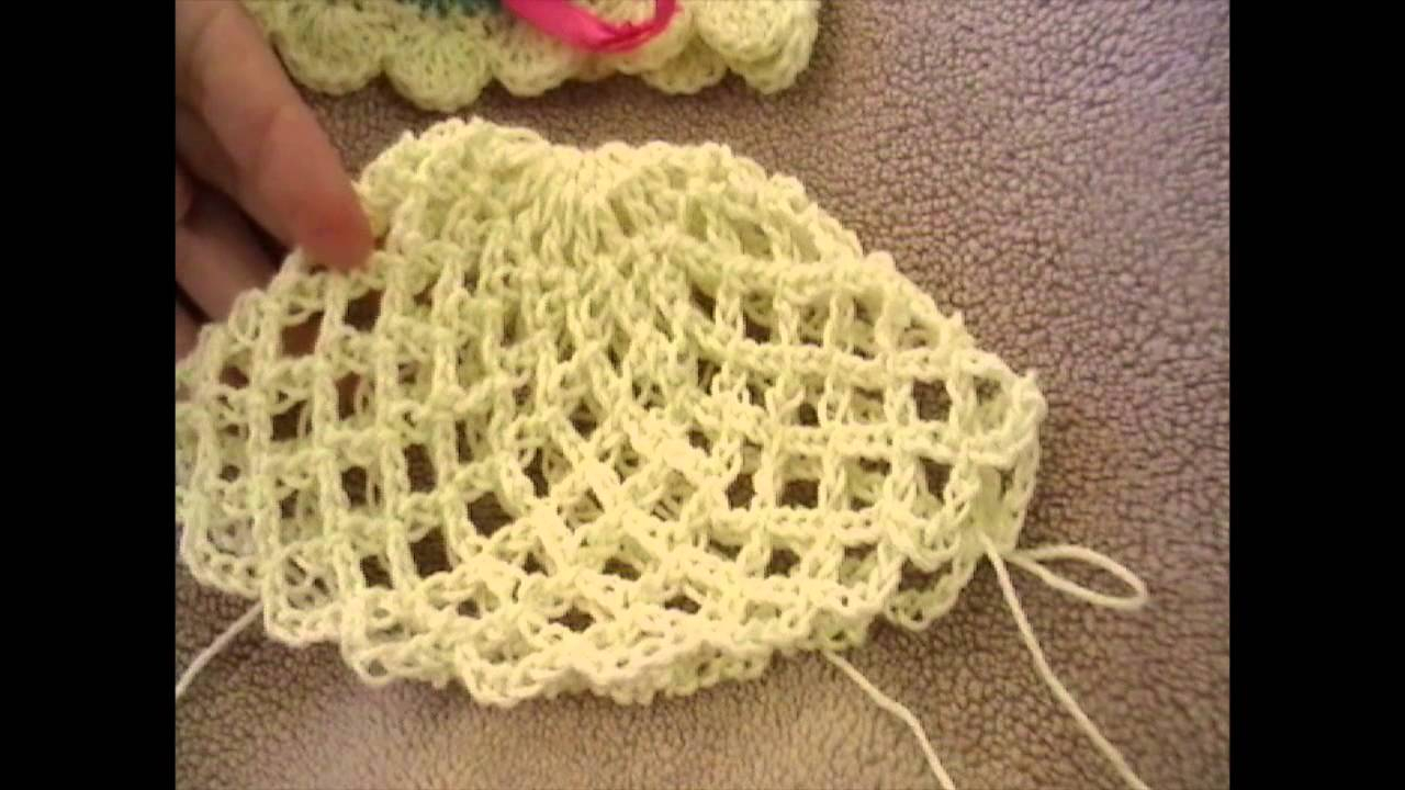 Lace Hat Crochet Pattern Free Pattern Crochet Mesh Hat Adult Size Youtube