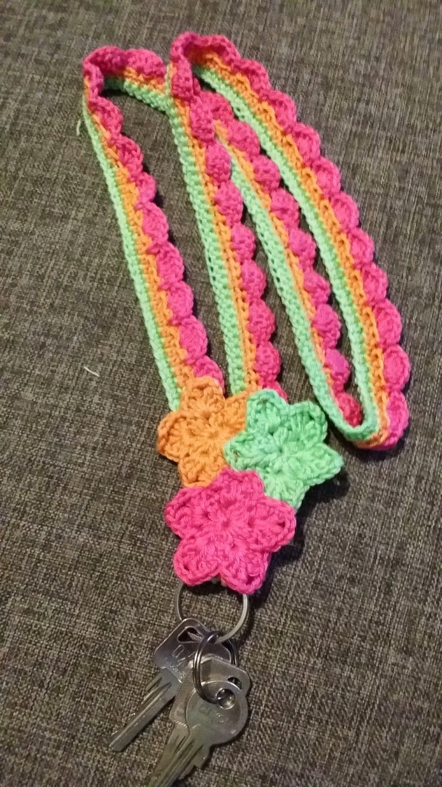 Lanyard Crochet Pattern Keycord Craftsmanon Gratis Patroonfree Pattern Crochet
