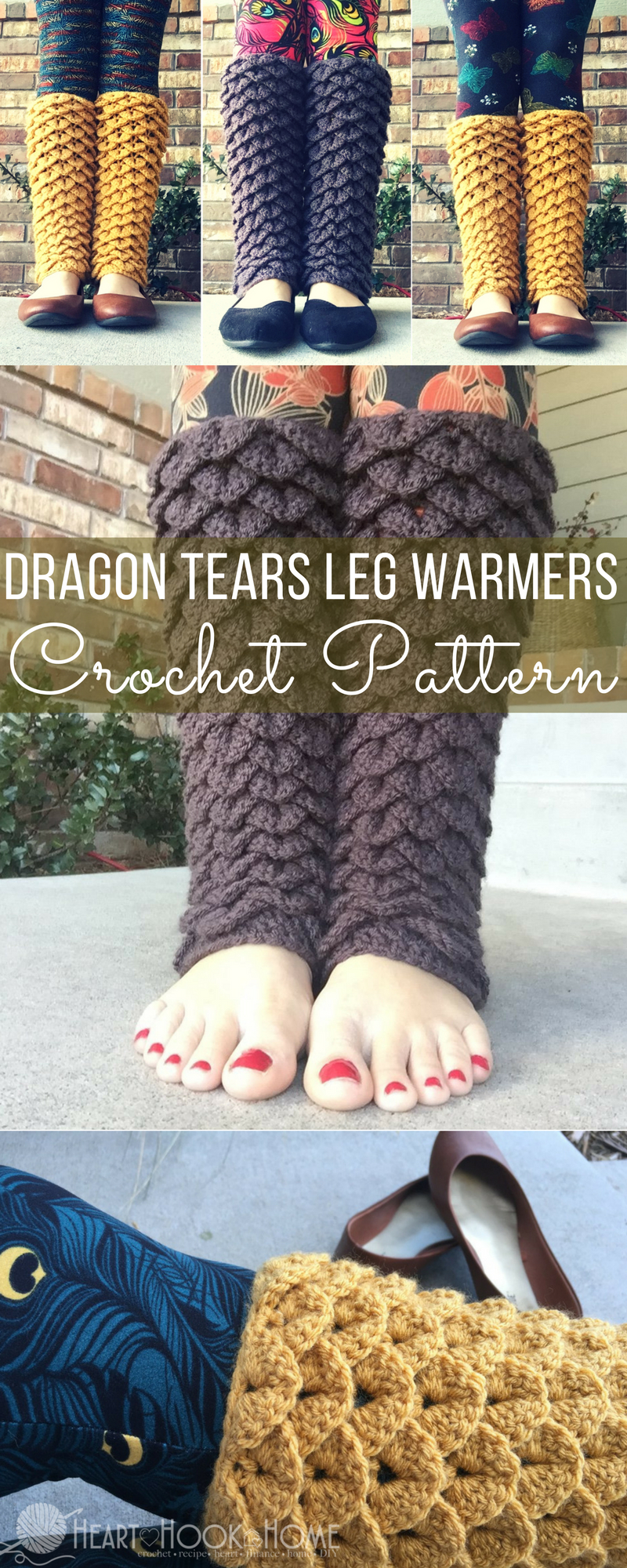 Leg Warmer Crochet Pattern Dragon Tears Leg Warmers Crochet Pattern