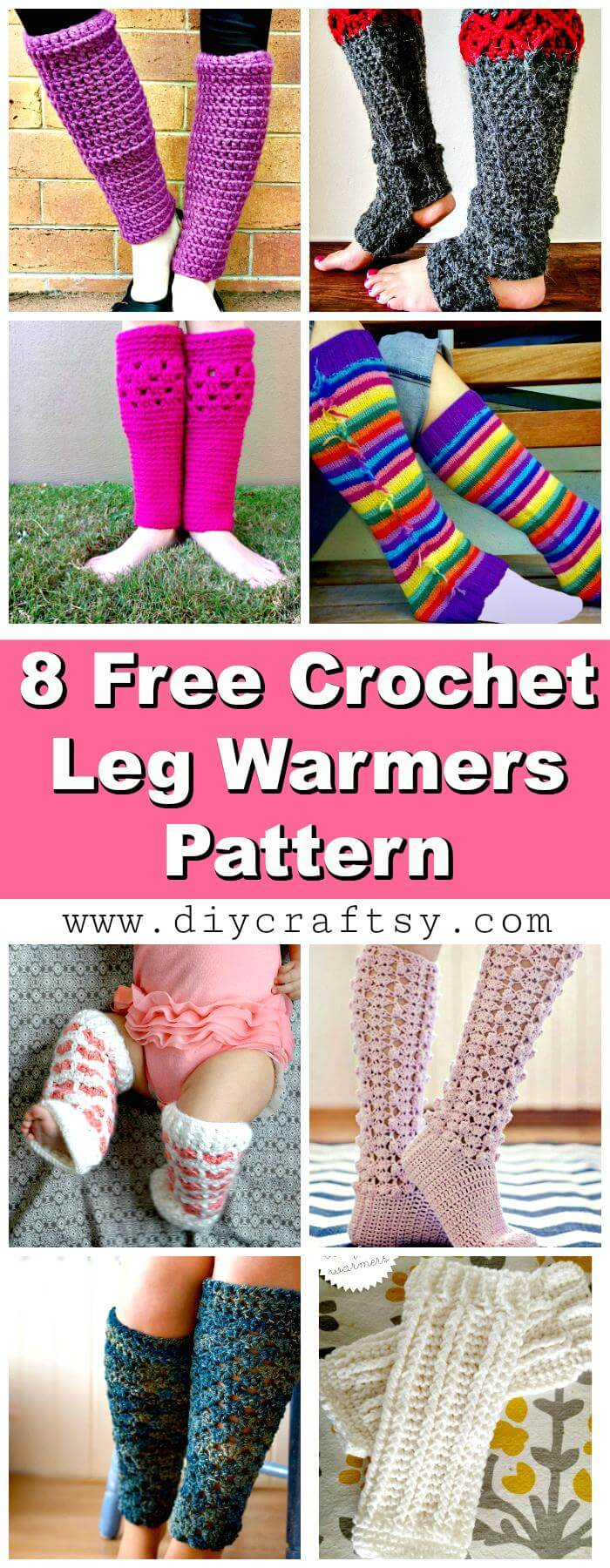 Leg Warmer Crochet Pattern Free Crochet Leg Warmers 8 Free Crochet Leg Warmer Patterns Diy Crafts