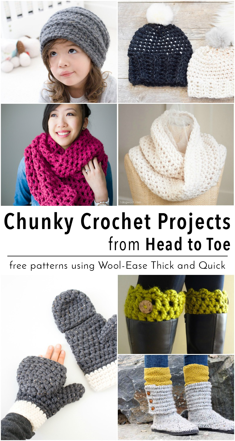 Lionbrand.Com Free Crochet Patterns 15 Free Chunky Crochet Patterns From Head To Toe Using Lion Brand