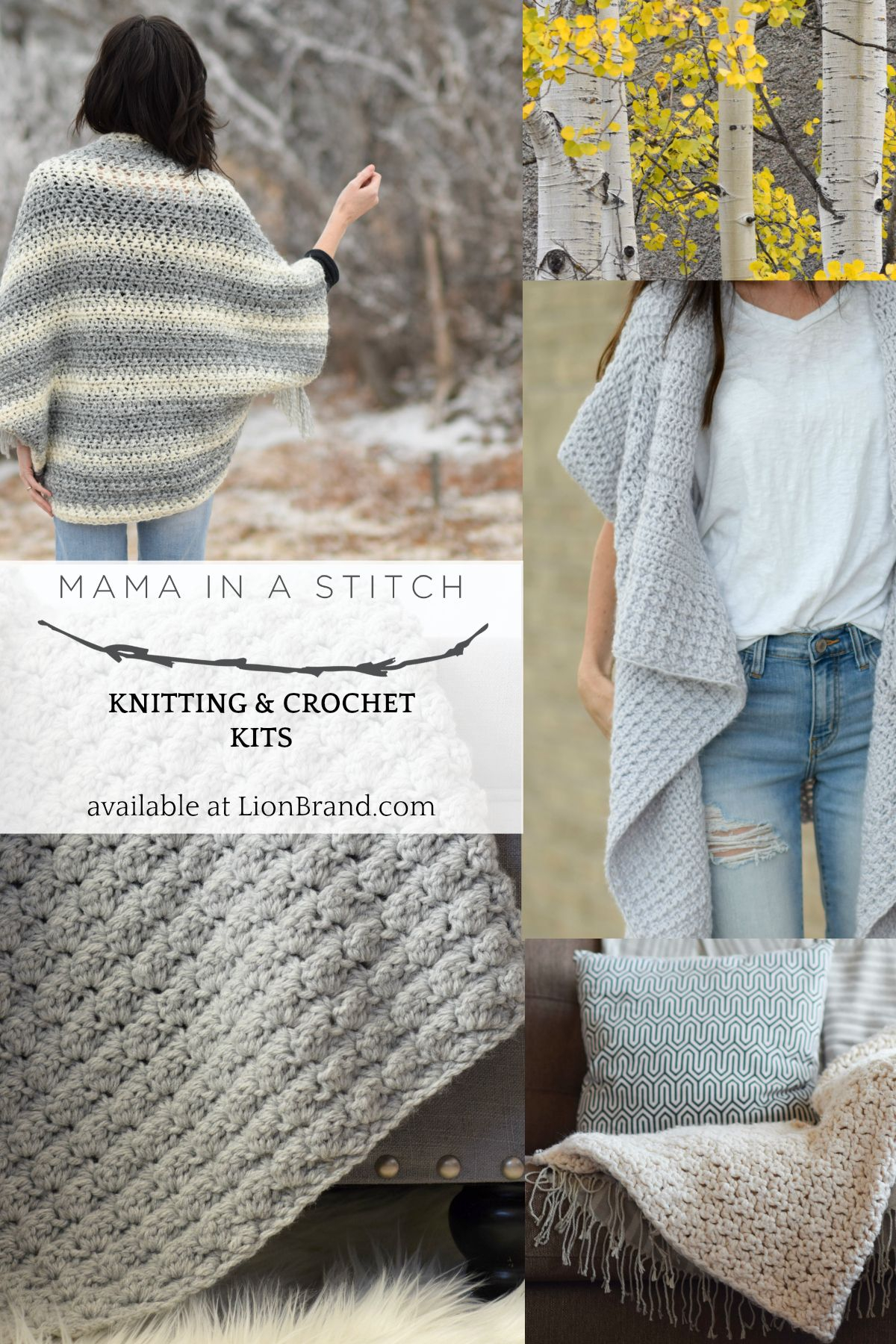 Lionbrand Com Free Crochet Patterns Lion Brand Yarn Kits Pretty Knitting Patterns Pinterest