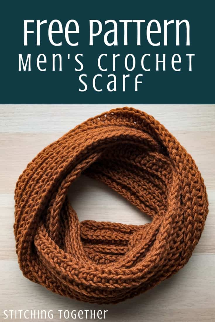 Male Scarf Crochet Pattern Entirely Easy Mens Scarf Crochet Pattern Stitching Together