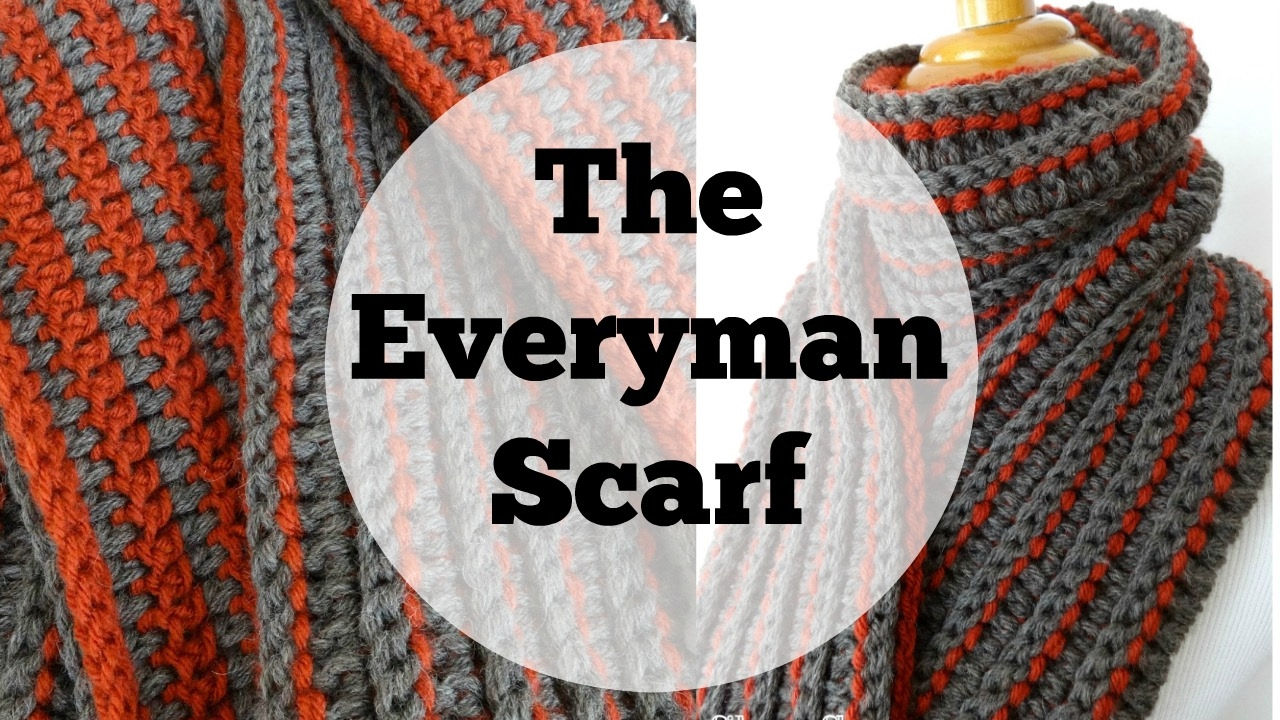 Male Scarf Crochet Pattern Episode 171 How To Crochet The Every Man Scarf Youtube