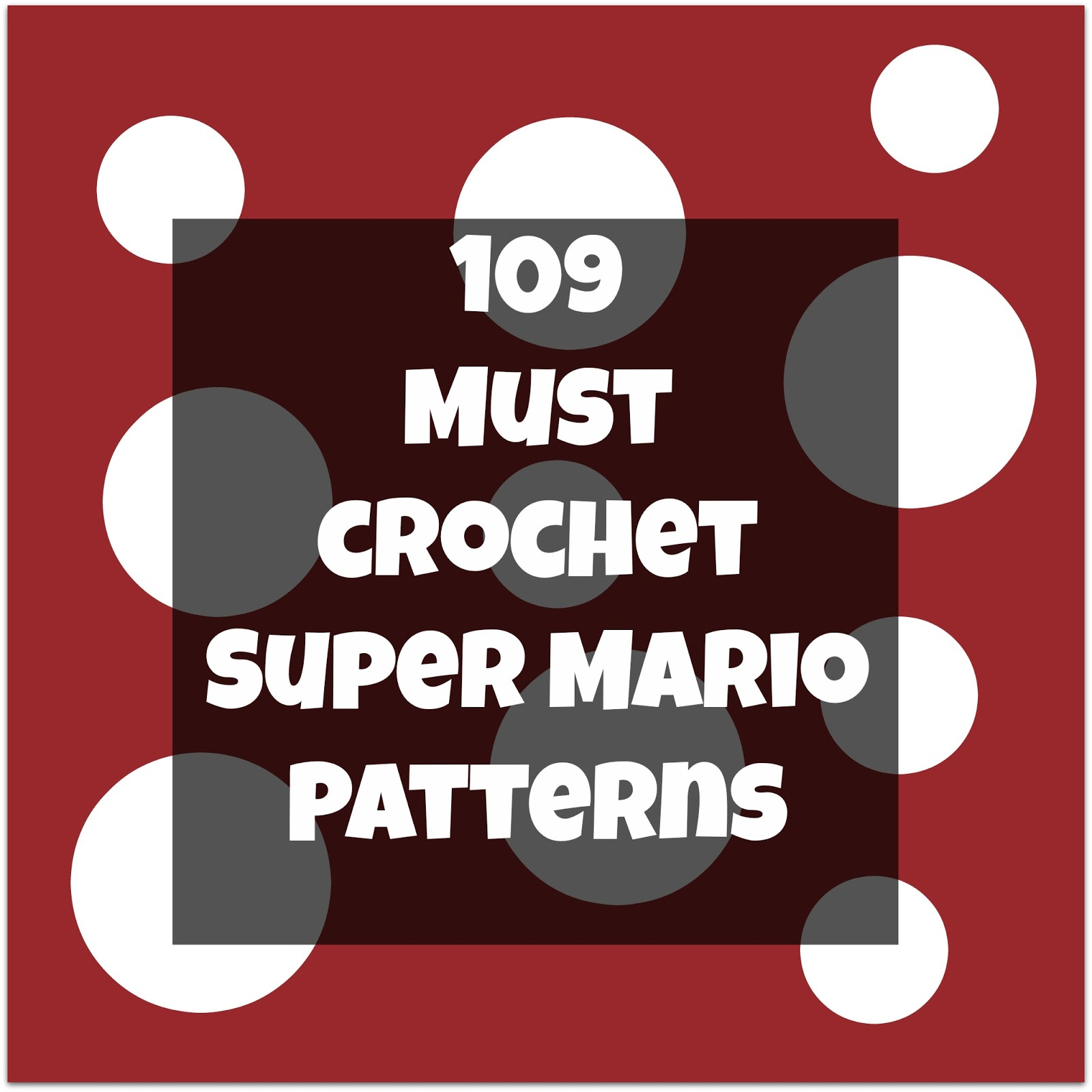 Mario Hat Crochet Pattern And She Games Must Try Crochet Super Mario Patterns