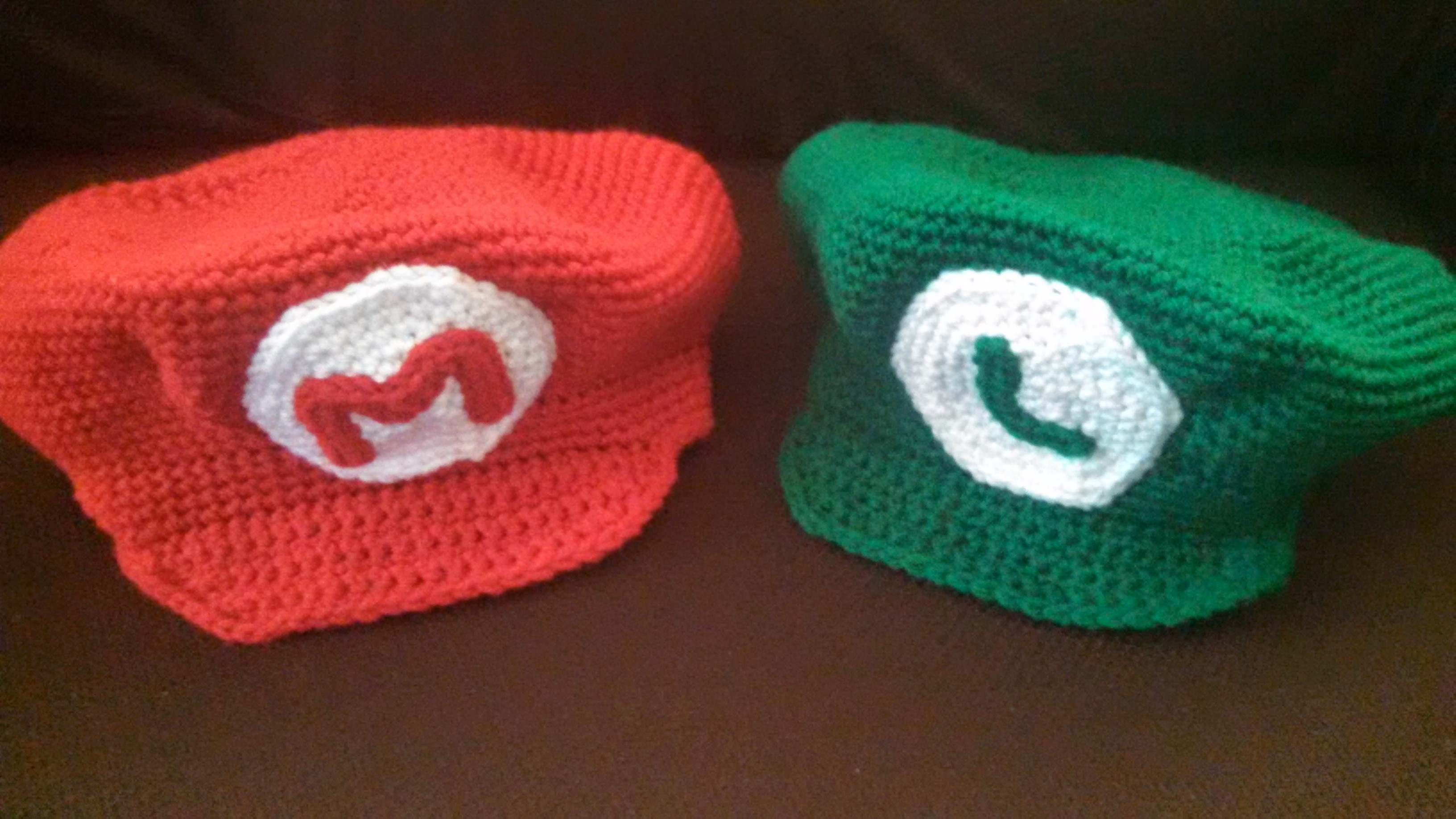 Mario Hat Crochet Pattern Crochet Mario And Luigi Hats My Gems Of Parenting