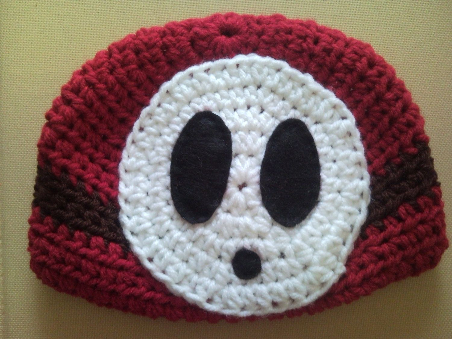 Mario Hat Crochet Pattern Mario Bros Shy Guy Crochet Pinterest Crochet Hats Crochet