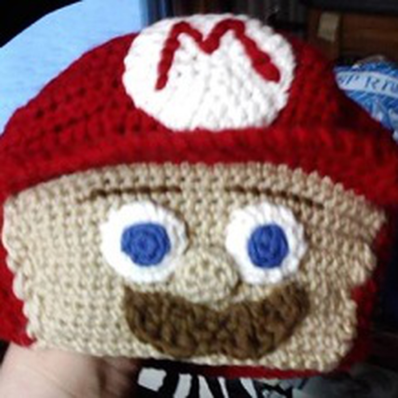 Mario Hat Crochet Pattern Mario Luigi Face Hat