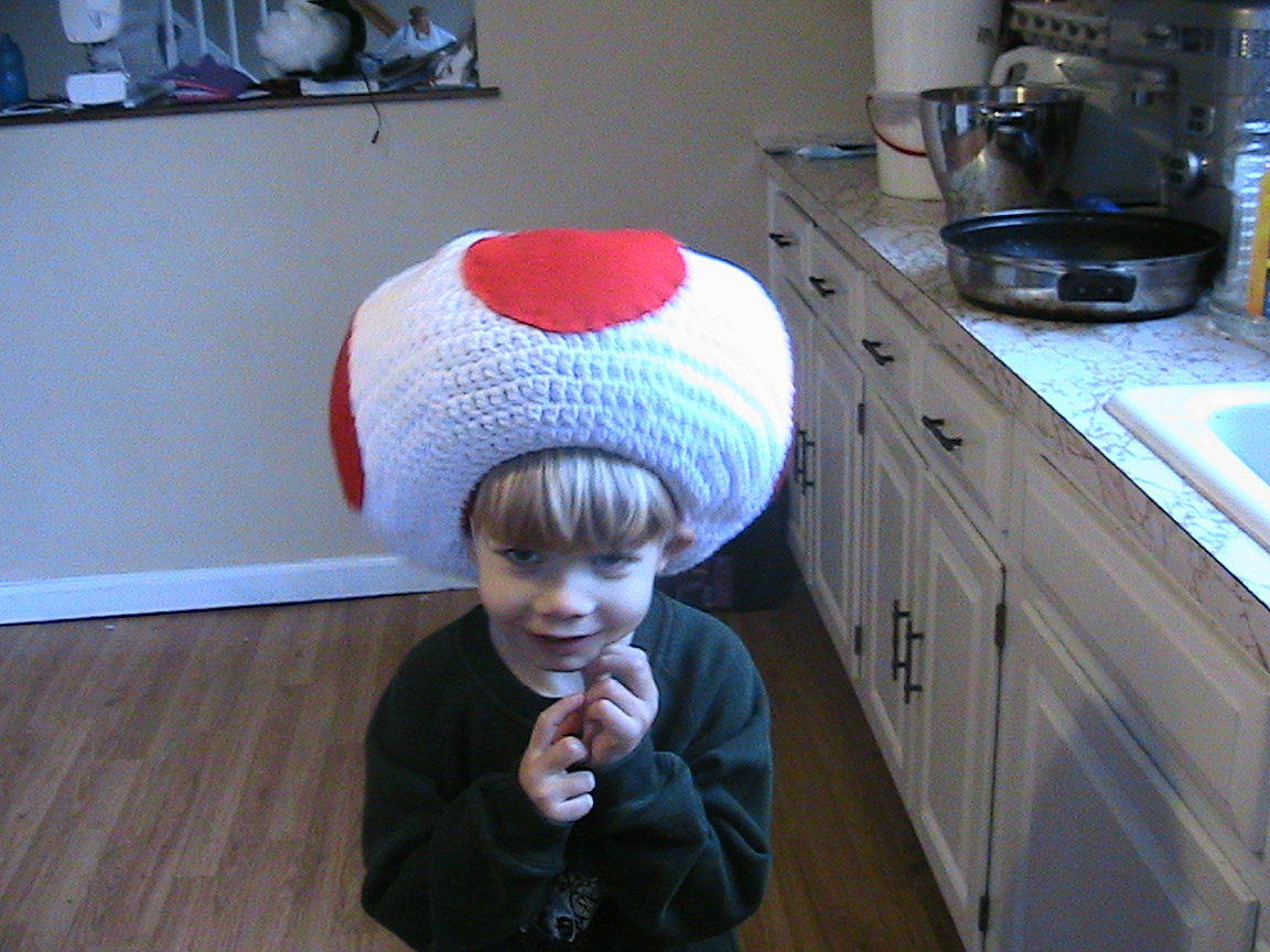 Mario Hat Crochet Pattern Puffy Mario Toad Mushroom Hat Pattern Crochet