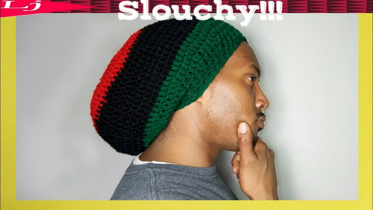 Mens Slouchy Beanie Crochet Pattern Quick Crochet Slouchy Beanie How To Crochet A Slouchy Hat For Man