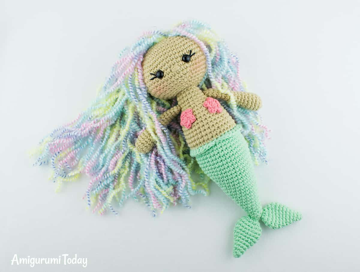 Mermaid Crochet Pattern For Baby Aurora Mermaid Amigurumi Pattern Amigurumi Today