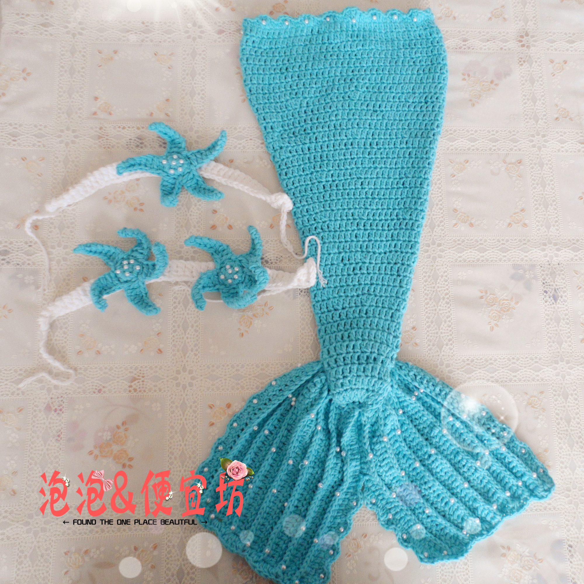 Mermaid Crochet Pattern For Baby Crochet Little Mermaid Tails For Little Girls Make Handmade
