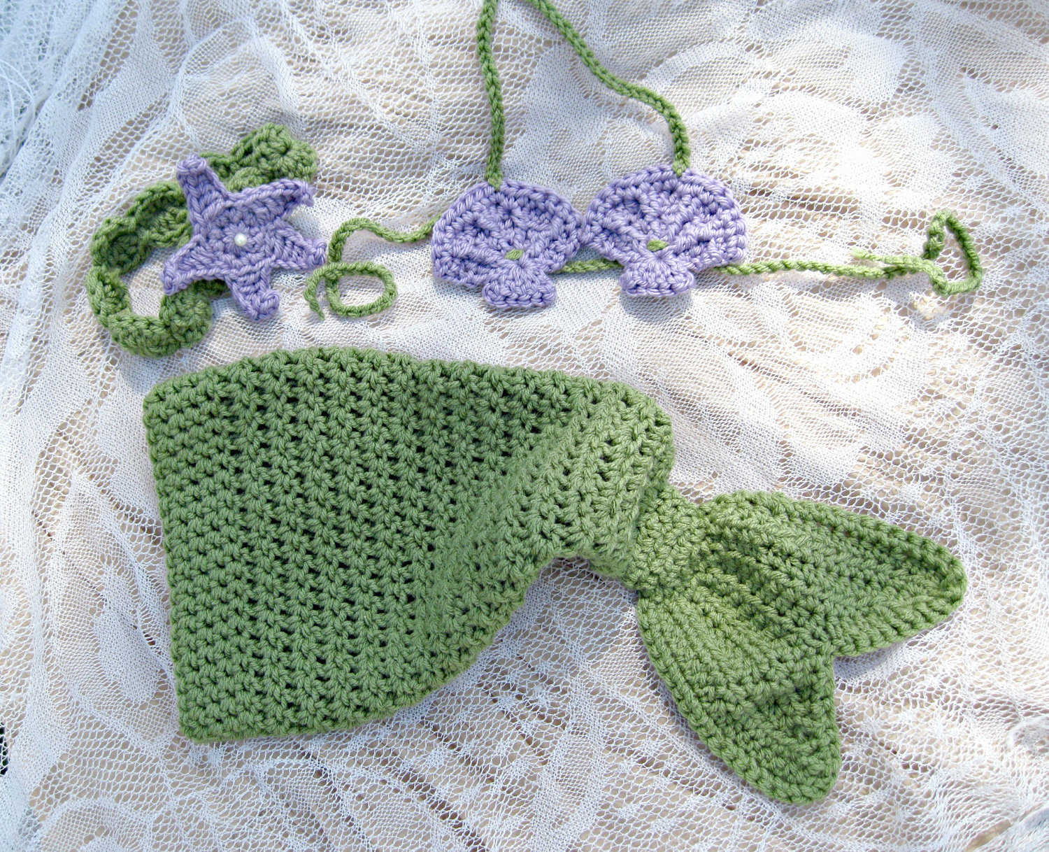 Mermaid Crochet Pattern For Baby Crochet Mermaid Inspired Ba Girl Outfit Great Rindcounty