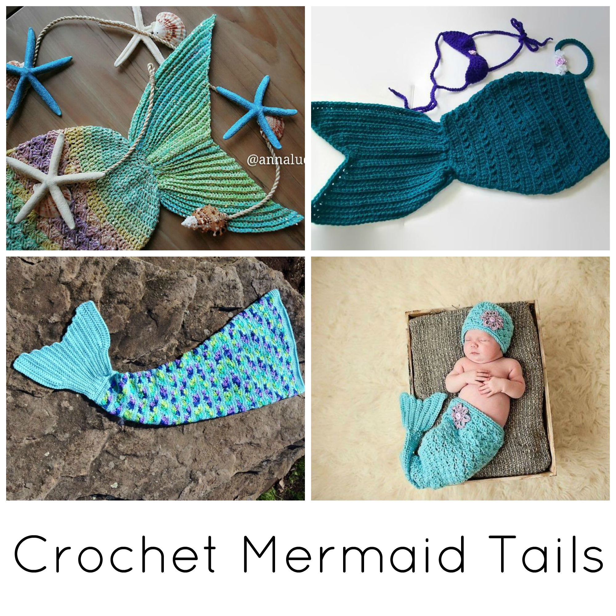 Mermaid Crochet Pattern For Baby Crochet Mermaid Tail Blankets Props For Kids Adults