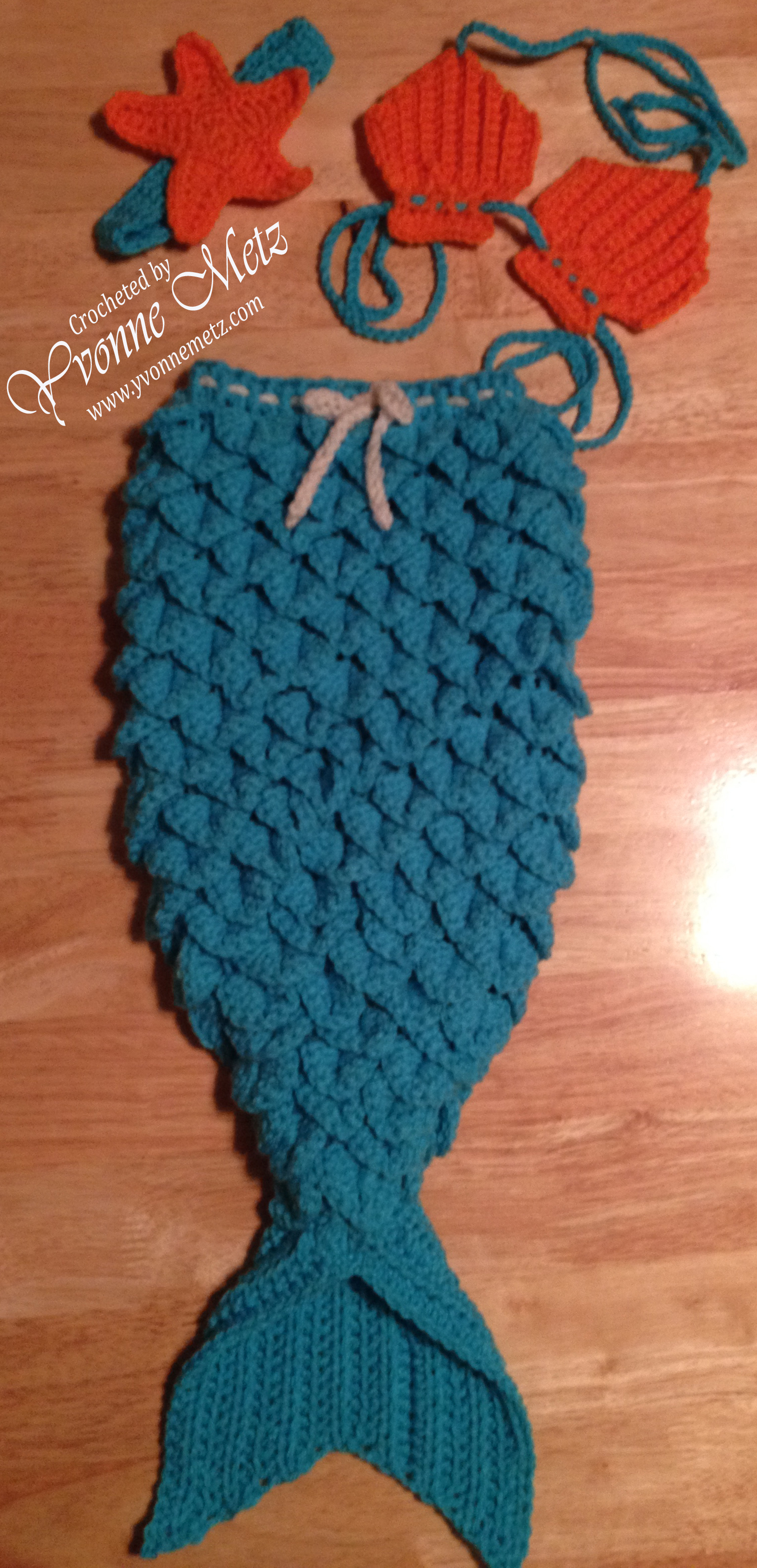 Mermaid Crochet Pattern For Baby Crocheted Ba Mermaid Cocoon Yvonne Metz