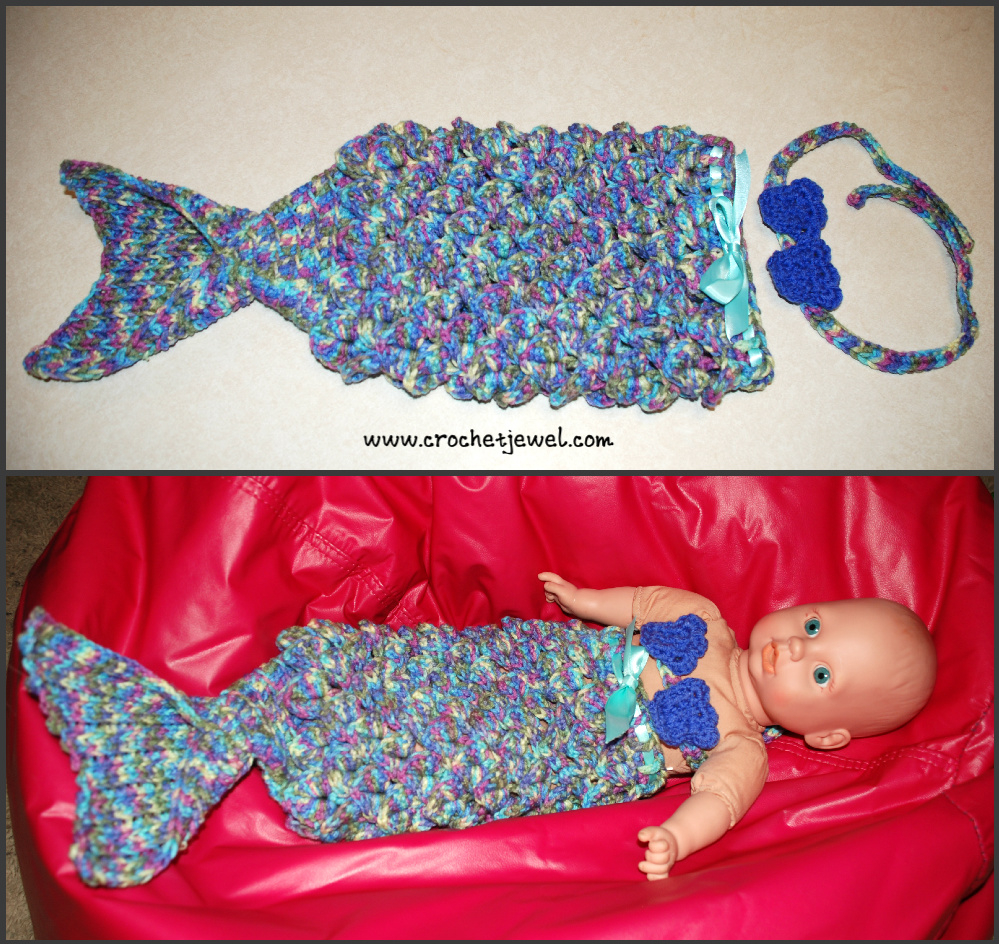 Mermaid Crochet Pattern For Baby Mermaid Blanket Round Up Red Heart Blog