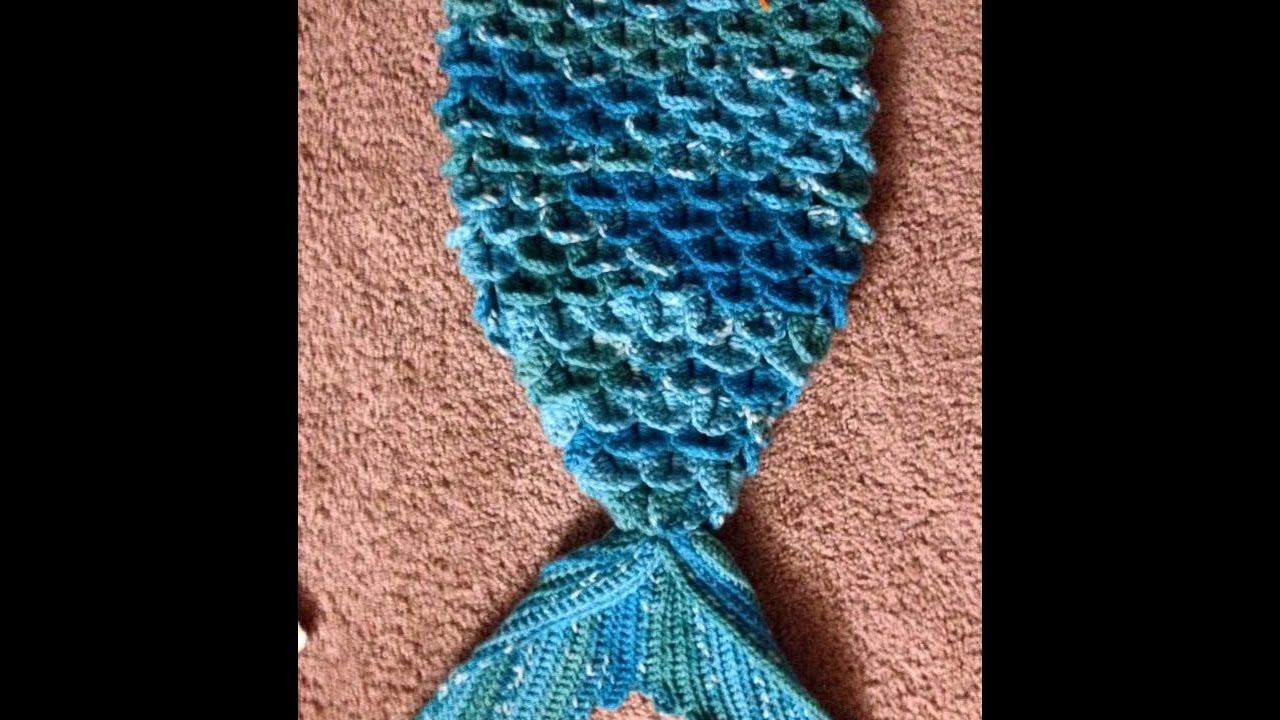 Mermaid Crochet Pattern For Baby Mermaid Tail Video 1 Cucoonblanketoutfit Crochet English Youtube
