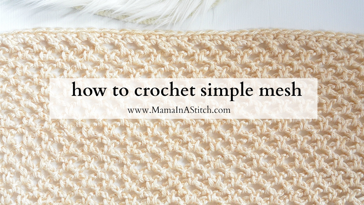 Mesh Scarf Crochet Pattern How To Crochet Simple Mesh Two Ways Youtube