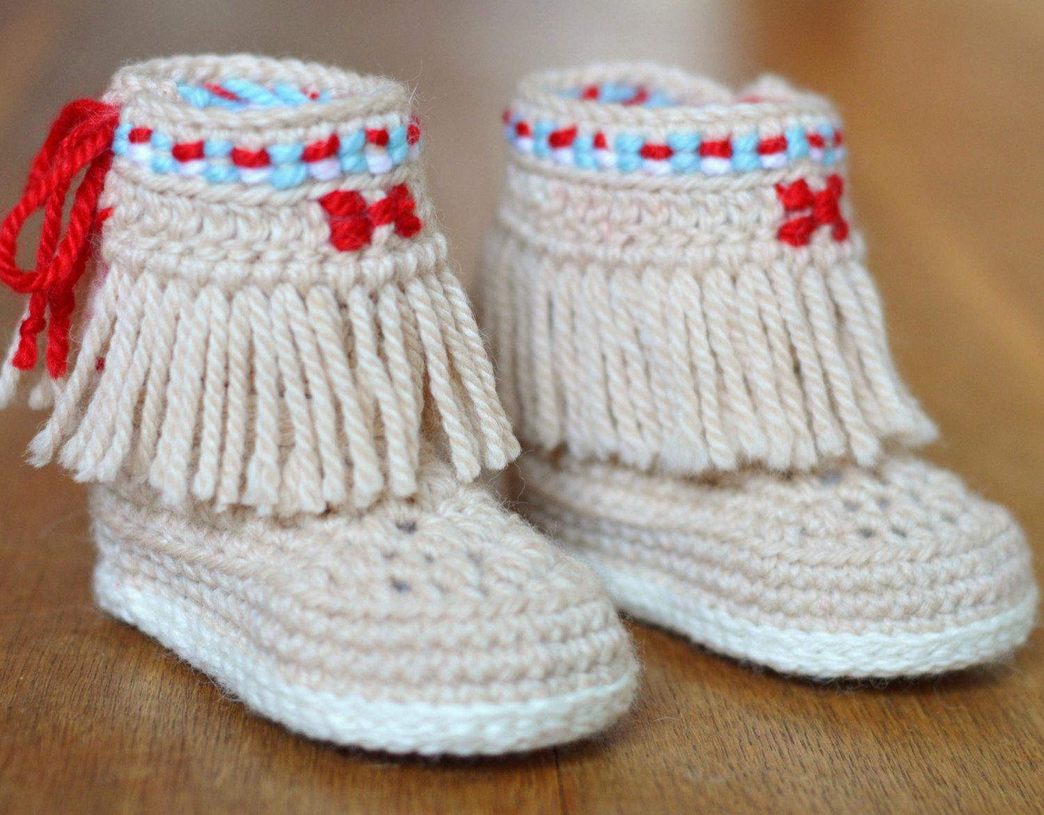 Moccasin Crochet Pattern Crochet Pattern Ba Moccasin Booties With Fringes Sizes 3 6 Etsy
