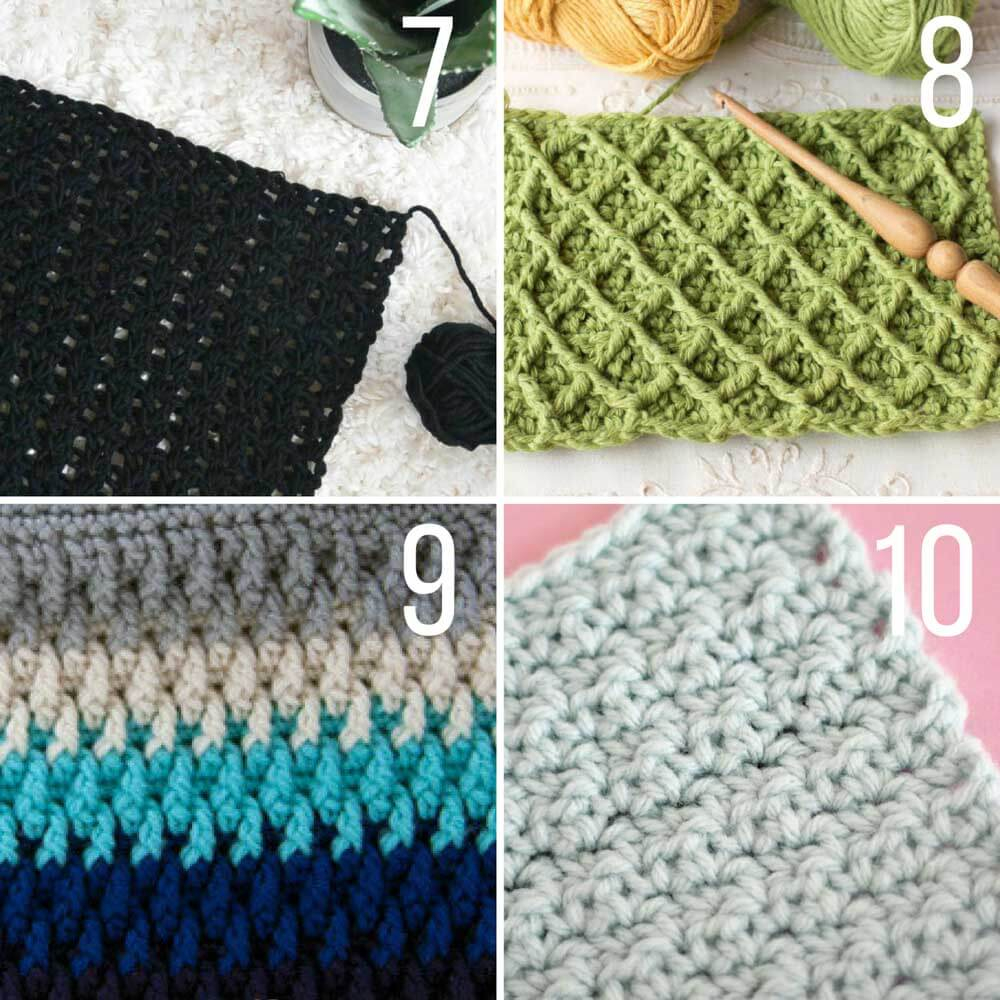 Modern Crochet Patterns Free 30 Crochet Stitches For Blankets And Afghans Many With Video