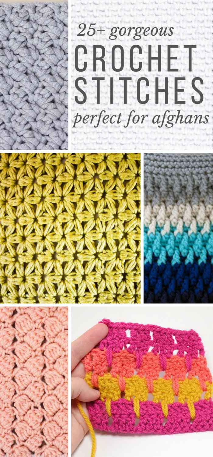 Modern Crochet Patterns Free 30 Crochet Stitches For Blankets And Afghans Many With Video