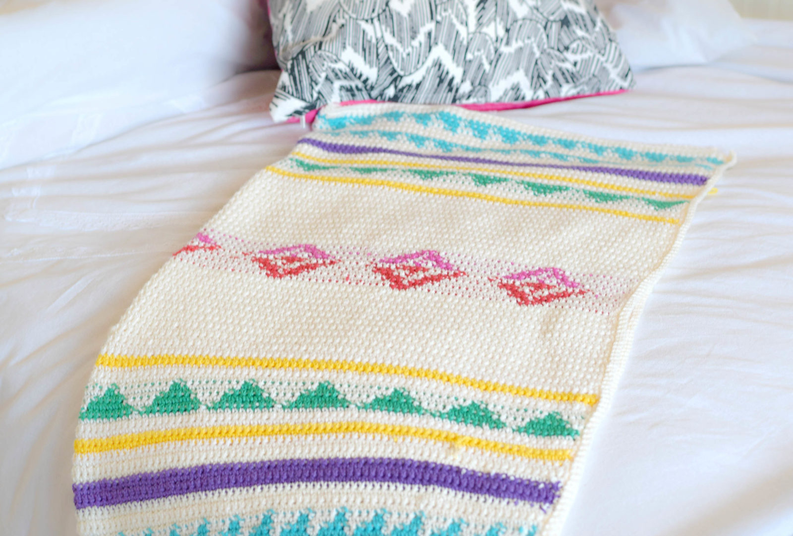 Modern Crochet Patterns Free Modern Camp Crochet Blanket Pattern Mama In A Stitch
