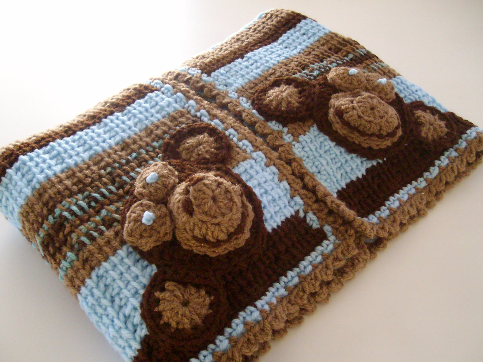 Monkey Blanket Crochet Pattern Apple Blossom Dreams Welcome A J