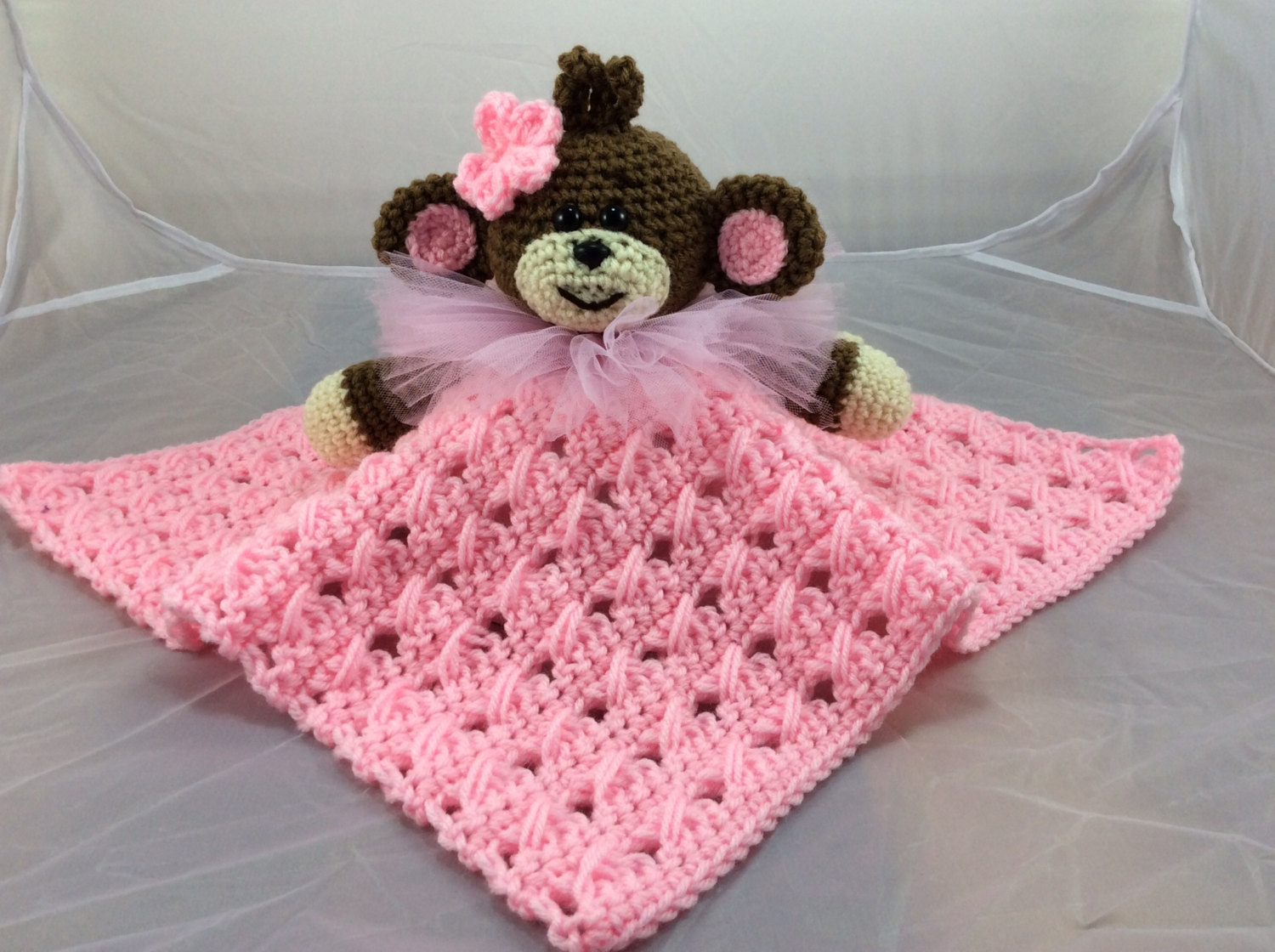 Monkey Blanket Crochet Pattern Monkey Lovey Or Security Blanket Pdf Crochet Pattern Etsy