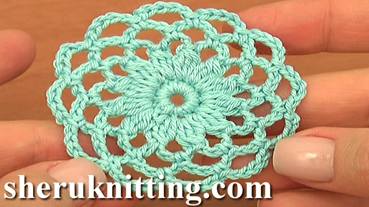 Motif Patterns Crochet Crochet Round Motif Tutorial 10 Part 1 Of 2 Crochet Circle Pattern