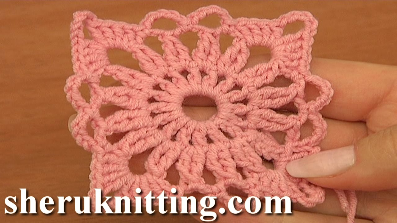 Motif Patterns Crochet Crochet Small Square Motif Tutorial 4 Part 1 Of 2 Joining Crochet
