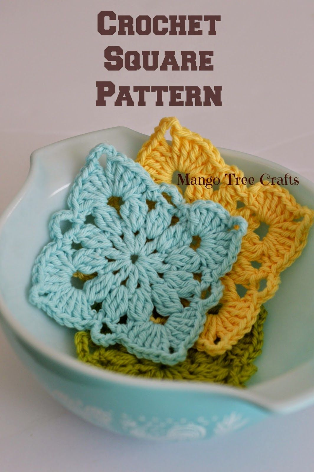Motif Patterns Crochet Mango Tree Crafts Crochet Square Pattern And Photo Tutorial