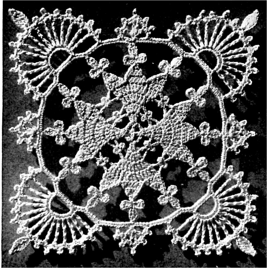 Motif Patterns Crochet Vintage Crochet Pattern Lace Valentine Bedspread Vintage Crafts