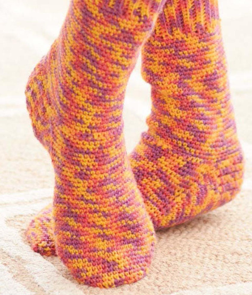Pattern For Crochet Socks Basic Crochet Socks Pattern