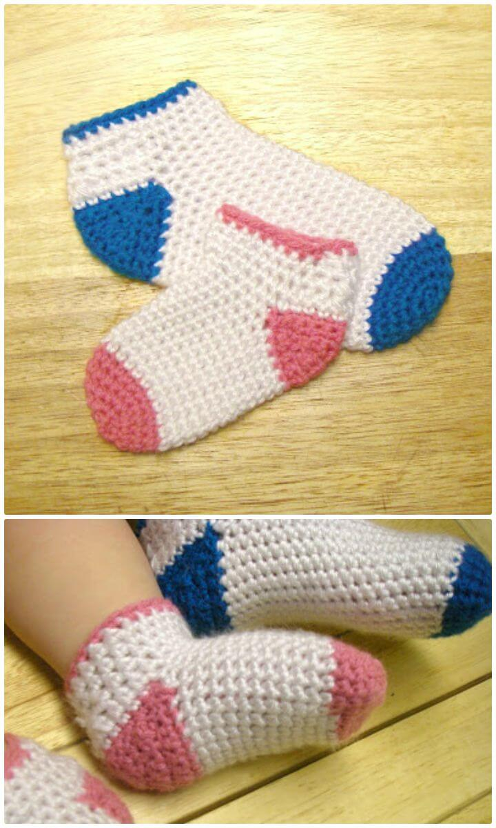 Pattern For Crochet Socks Crochet Socks 35 Free Crochet Socks Pattern Diy Crafts