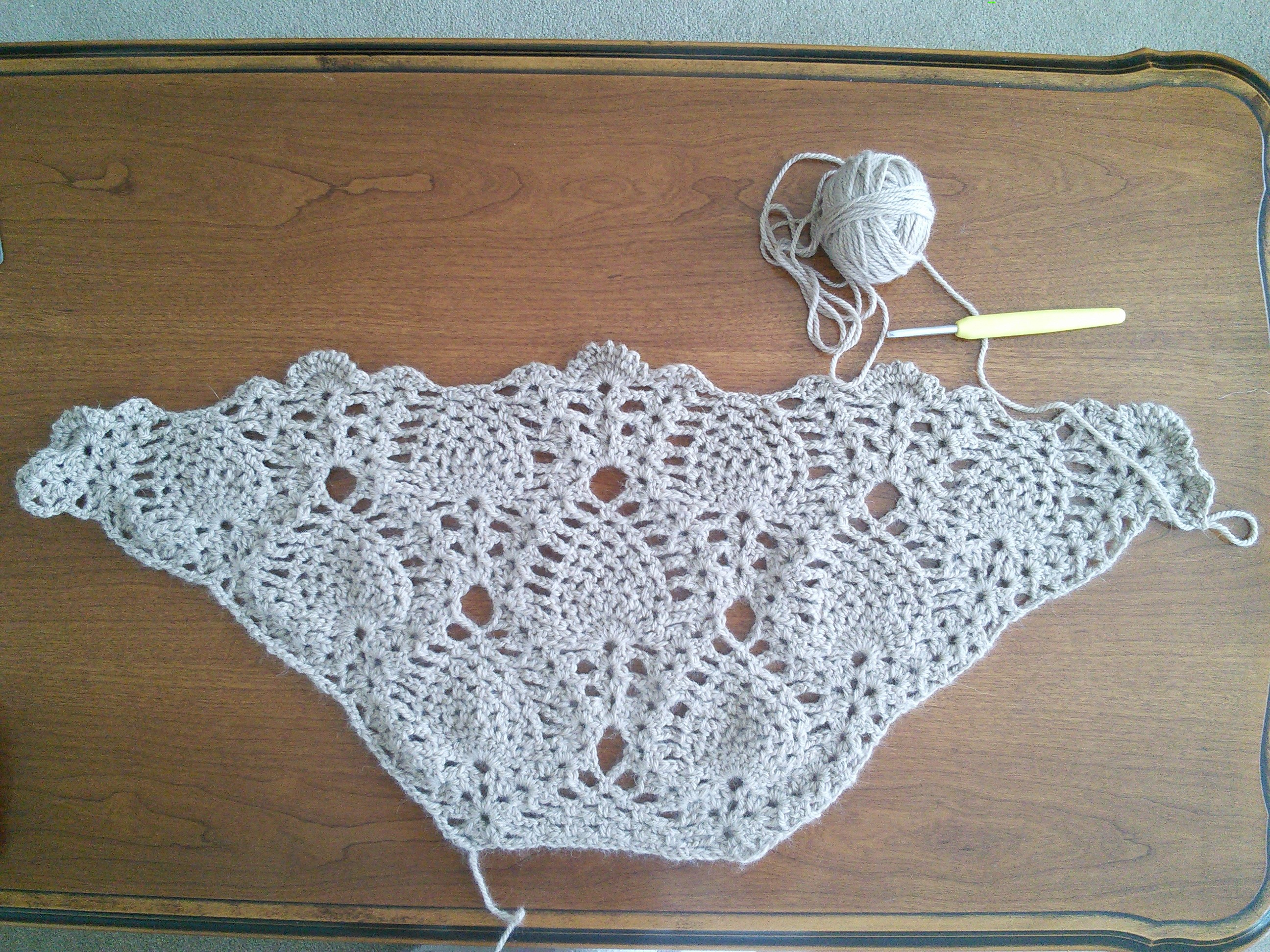 Pineapple Crochet Shawl Pattern Two New Projects Pineapple Shawl And Sunshine Coat Natalie Warner