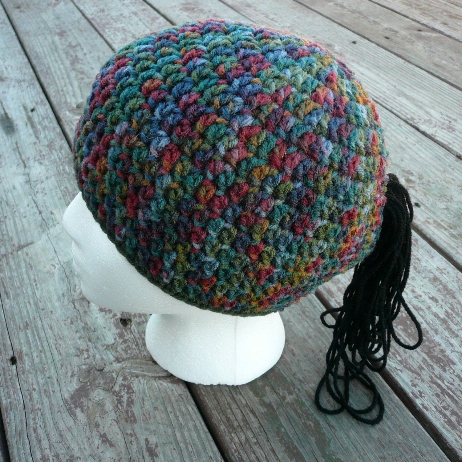 Ponytail Crochet Hat Pattern Free Cro Hook Hat Pattern Ended Crochet Hooks P 16 12 00mm 10