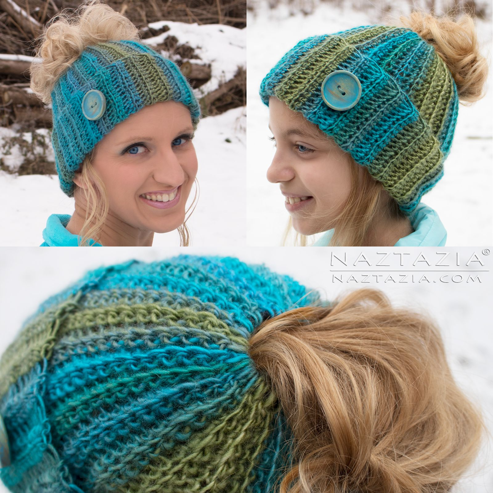 Ponytail Crochet Hat Pattern Free Diy Free Pattern And Youtube Tutorial Video For Crochet Ribbed Bun